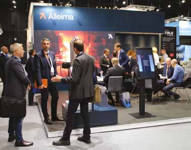 It was often a case of ‘standing room only’ on the stand of one of the main event sponsors, Alleima, who recently changed their name from Sandvik Materials Technology.