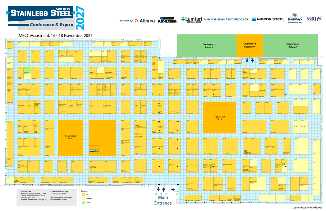 Stainless Steel World Conference & Expo 2027 Floorplan